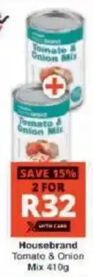 Checkers Housebrand Tomato & Onion Mix offer