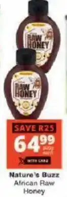 Checkers Nature's Buzz African Raw Honey offer
