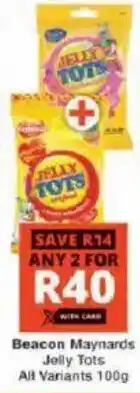 Checkers Beacon Maynards Jolly Tots offer