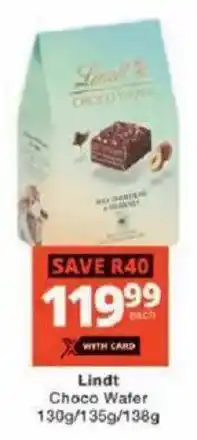 Checkers Lindt Choco Wafer offer