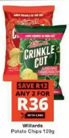 Checkers Willards Crinkle Cut Potato Chips offer