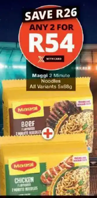 Checkers Maggi 2 Minute Noodles offer