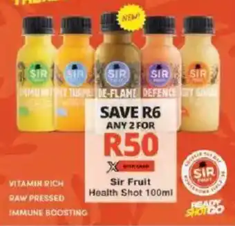 Checkers Sir Fruit Health Shot offer