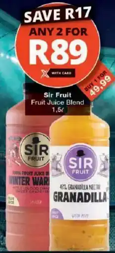 Checkers Sir Fruit Fruit Juice Blend offer