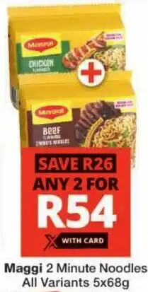 Checkers Maggi 2 Minute Noodles offer