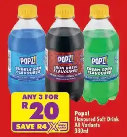 Shoprite Popz! Flavoured Soft Drink offer