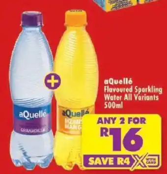 Shoprite aQuellé Flavoured Sparkling Water offer