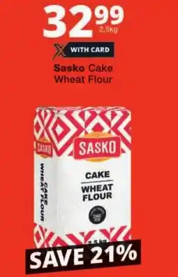 Checkers Sasko Cake Wheat Flour offer
