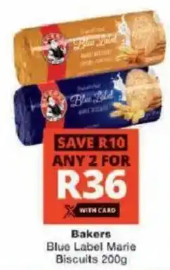 Checkers Bakers Blue Label Biscuits offer