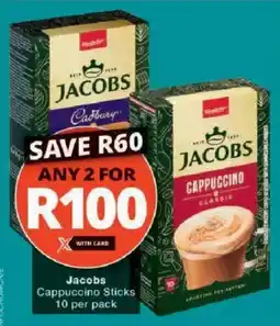Checkers Jacobs Cappuccino Sticks offer