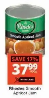 Checkers Rhodes Smooth Apricot Jam offer