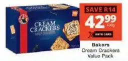 Checkers Bakers Cream Crackers offer
