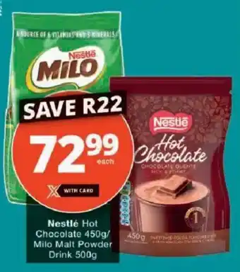 Checkers Nestlé Hot Chocolate offer