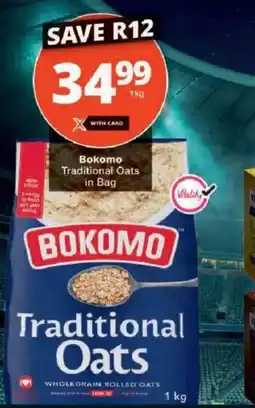 Checkers Bokomo Traditional Oats offer