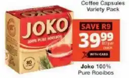 Checkers Coffee Capsules Variety Pack offer