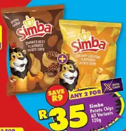 Shoprite Simba Potato Chips offer