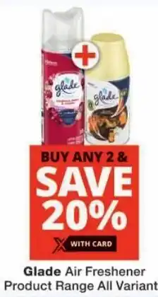 Checkers Glade Air Freshener offer