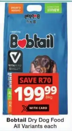 Checkers Bobtail Dry Dog Food offer