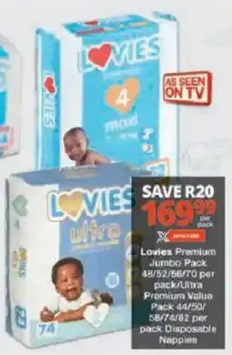 Checkers Lovies ultra offer