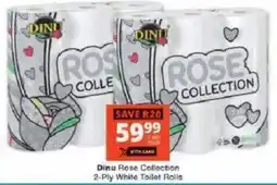 Checkers Dinu Rose Collection Toilet Rolls offer