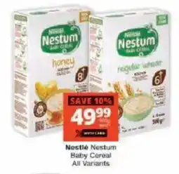 Checkers Nestlé Nestum Baby Cereal offer