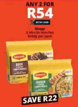 Checkers Maggi 2 Minuto Noodles offer