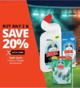 Checkers Toilet Duck offer