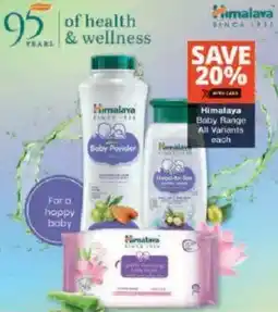Checkers Himalaya Baby Range offer