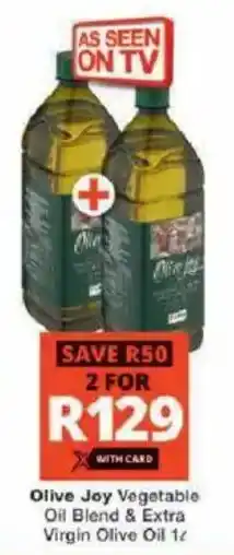 Checkers Olive Joy Vegetable Oil Blend & Extra Virgin Olive Oil offer