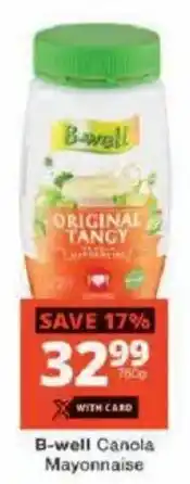 Checkers B-well Canola Mayonnaise offer