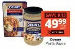 Checkers Denny Pasta Sauce offer