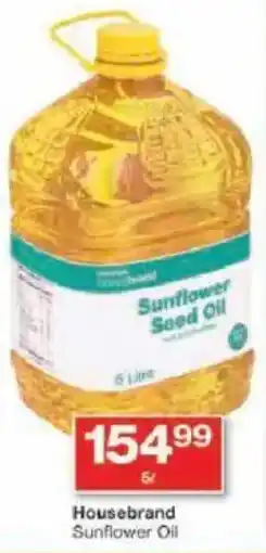 Checkers Housebrand Sunflower Oil offer