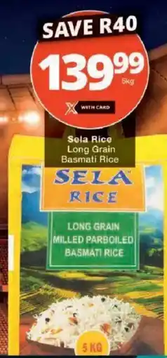 Checkers Sela Rice Long Grain Basmati Rice offer