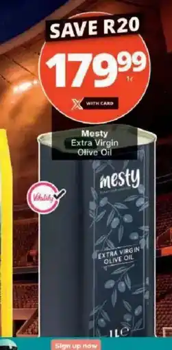 Checkers Mesty Extra Virgin Olive Oil offer