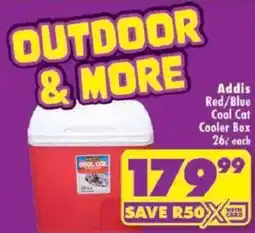 Shoprite Addis Red/Blue Cool Cat Cooler Box offer