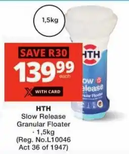 Checkers HTH Slow Release Granular Floater offer