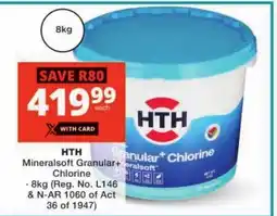 Checkers HTH Granular+ Chlorine offer