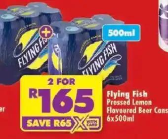 Flying Fish Pressed Lemon Flavoured Beer Cans