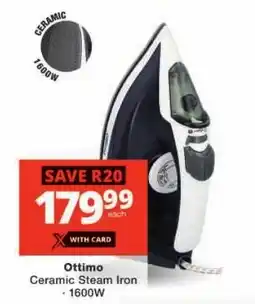 Checkers Ottimo Ceramic Steam Iron offer