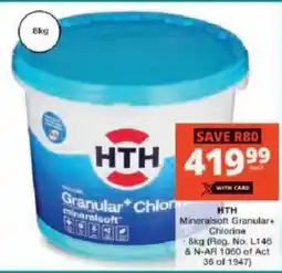 Checkers HTH Granular+ Chlorine offer