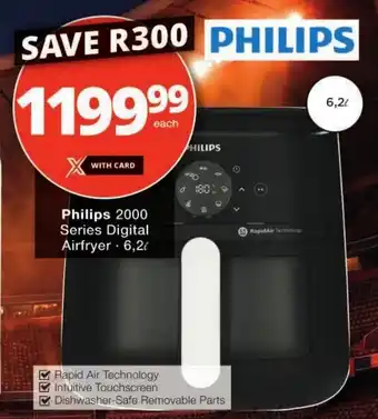 Checkers Philips 2000 Series Digital Airfryer offer
