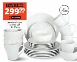 Checkers Nordic Coupe Dinner Set offer