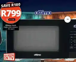 Checkers Ottimo Black Digital Microwave offer