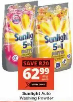 Checkers Sunlight Auto Washing Powder offer