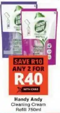 Checkers Handy Andy Cleaning Cream Refill offer