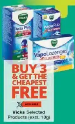 Checkers Vicks Selected Products offer