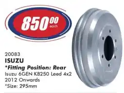 Goldwagen ISUZU Brake Drum offer