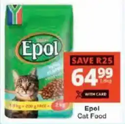Checkers Epol Cat Food offer