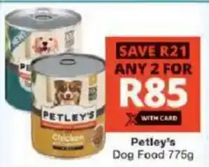 Checkers Petley's Dog Food offer