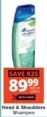 Checkers Head & Shoulders Shampoo offer